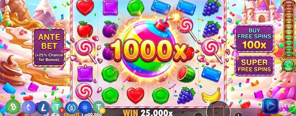 Sweet Bonanza 1000 Bonus Satın Alma seçenekleri