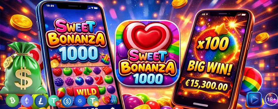 Sweet Bonanza 1000 Süper Ücretsiz Döndürmeler ekranı
